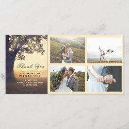 素朴夢の木が結婚ありがとう サンキューカード