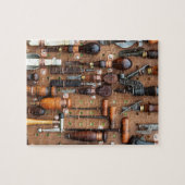 素朴大工の道具職人 ジグソーパズル (横)