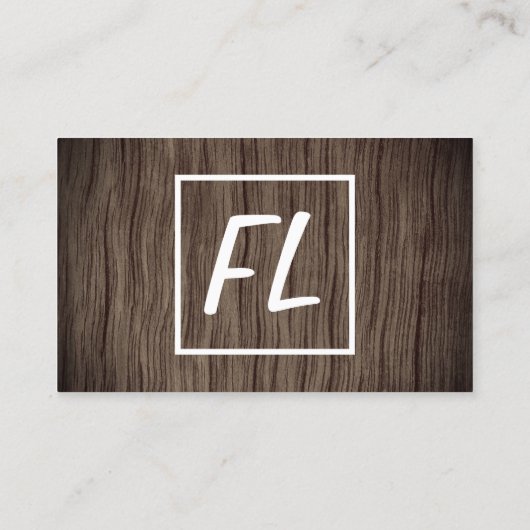 素朴大工/木工プロファイルカード 名刺 (裏面)