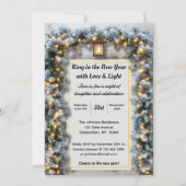 素朴大晦日パーティの招待状 招待状 (正面)