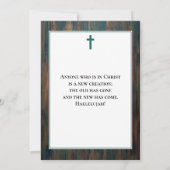 素朴大洗礼 招待状 (裏面)