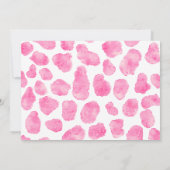 素朴女性のカーボーイウェスタン写真最初のロデオ誕生日 招待状 (裏面)