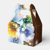 素朴女性のカーボーイフローラ列ラパーソナライズされたイト フェイバーボックス (裏面サイド)