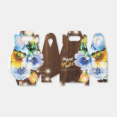 素朴女性のカーボーイフローラ列ラパーソナライズされたイト フェイバーボックス (折り畳みなし)