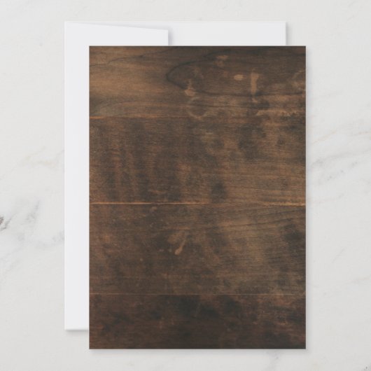 素朴女性のカーボーイブーツと泡状ブライダルシャワー 招待状 (裏面)