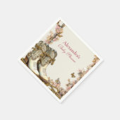 素朴女性のカーボーイブーツ赤ちゃんシャワー スタンダードカクテルナプキン (角)