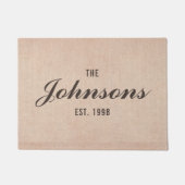 素朴姓 ドアマット (正面)