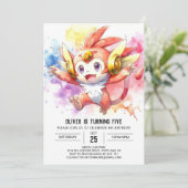 素朴子ザル誕生日 招待状 (スタンド正面)