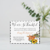 素朴実在代理店感謝祭   シーズンポストカード (スタンド正面)