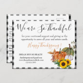 素朴実在代理店感謝祭   シーズンポストカード (正面/裏面)