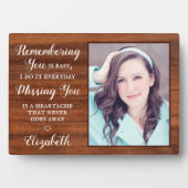 素朴家族の思い出の記念記念の記念写真 フォトプラーク (正面)