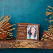 素朴家族の思い出の記念記念の記念写真 フォトプラーク (側面)