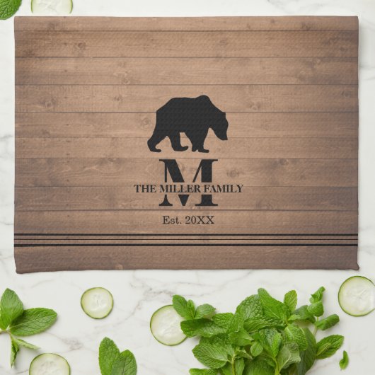 素朴家族 キッチンタオル (折り畳み)