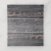 素朴屋外バ結婚ーンの木の葡萄 プレイスカード (内部開封)