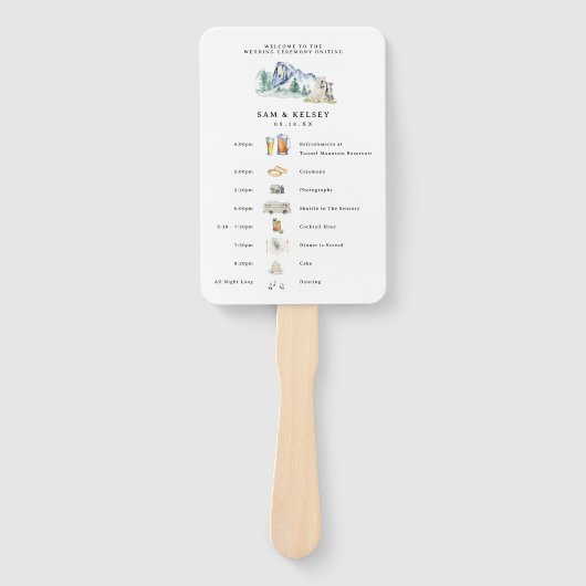 素朴山のタイムラ図解入りの、写真付きのイン | 結婚s ハンドファン (正面)