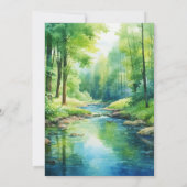 素朴山林結婚林 招待状 (裏面)