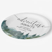 素朴山野外テーマ林 ペーパープレート (アングル)