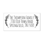 素朴差出人住所自己インキング・スタンプ・リグ セルフインキングスタンプ (デザイン)