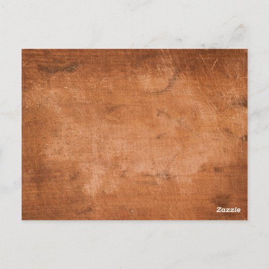 素朴幼少期の写真ヴィンテージ木材の日付を保存 ポストカード (裏面)