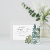 素朴引っ越しましたニューホームパインツリーアナウンスメント ポストカード (スタンド正面)