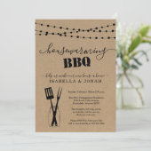 素朴引っ越し祝いパーティーBBQパーティの招待状 招待状 (スタンド正面)