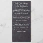 素朴悔やみや弔慰3写真葬式祈りの言葉しおり (裏面)