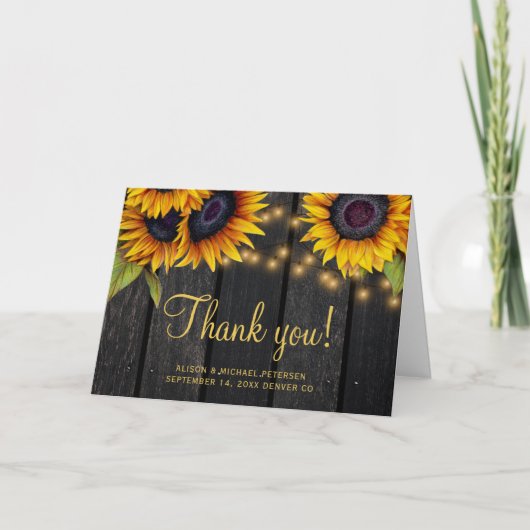 素朴感謝していひま結婚わけの木 サンキューカード (正面)