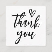 素朴感謝していスクリプト スクエア名刺 (正面)