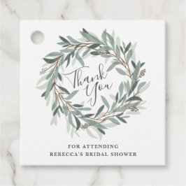 素朴感謝していブライダルシャワー フェイバータグ