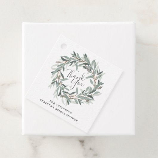 素朴感謝していブライダルシャワー フェイバータグ (インサイチュ)