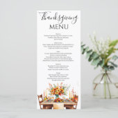 素朴感謝してい感謝祭パーティー メニュー (スタンド正面)