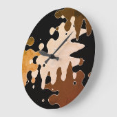 素朴抽象芸術 ラージ壁時計 (傾斜)