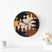 素朴抽象芸術 ラージ壁時計 (ホーム)