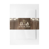 素朴招待状用帯 招待状ベリーバンド (正面例)