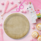 素朴擦り切れた紙プレート ペーパープレート (パーティー)