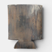 素朴擦り切れた，木，茶色，壁，ヴィンテージ，国，シック 缶クーラー (裏面)