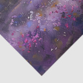 素朴教会と紫の野花の切り離し 薄葉紙 (詳細)