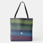 素朴数々のエレガント色ティール（緑がかった色） トートバッグ (正面)