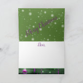 素朴新年 カード (内部)