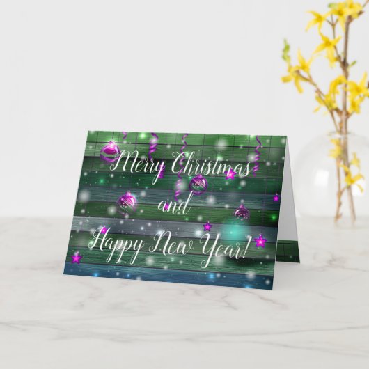 素朴新年 カード (黄色い花)