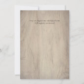 素朴明るい赤紫色フローラウッドラ結婚ンド (裏面)