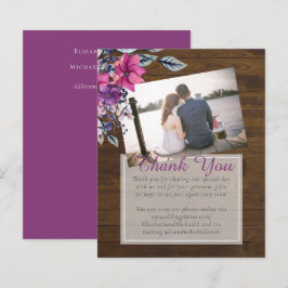 素朴明るい赤紫色フローラウッドラ結婚ンド