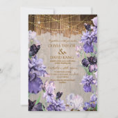 素朴春結婚フローラ 招待状 (正面)