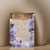 素朴春結婚フローラ 招待状