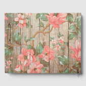 素朴春開花結婚ズゲストブック ゲストブック (裏面)