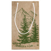 素朴景勝山結婚の抱き枕 スモールペーパーバッグ (裏面)