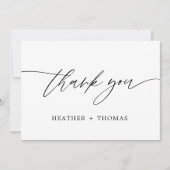 素朴書結婚サンキューカード サンキューカード (正面)