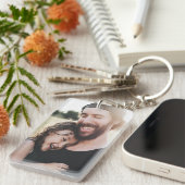 素朴最高のカスタムパパ キーホルダー (正面右)