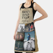 素朴最高のパパエバカスタムー6 Photo Collage エプロン (インサイチュ)