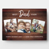 素朴最高のパパカスタム3 Photo Father's Day フォトプラーク (正面)